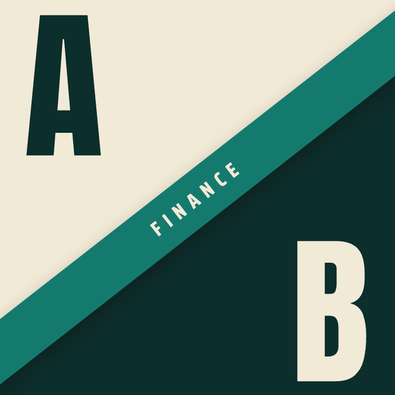 A Before B Finance graphic by Ro Maher