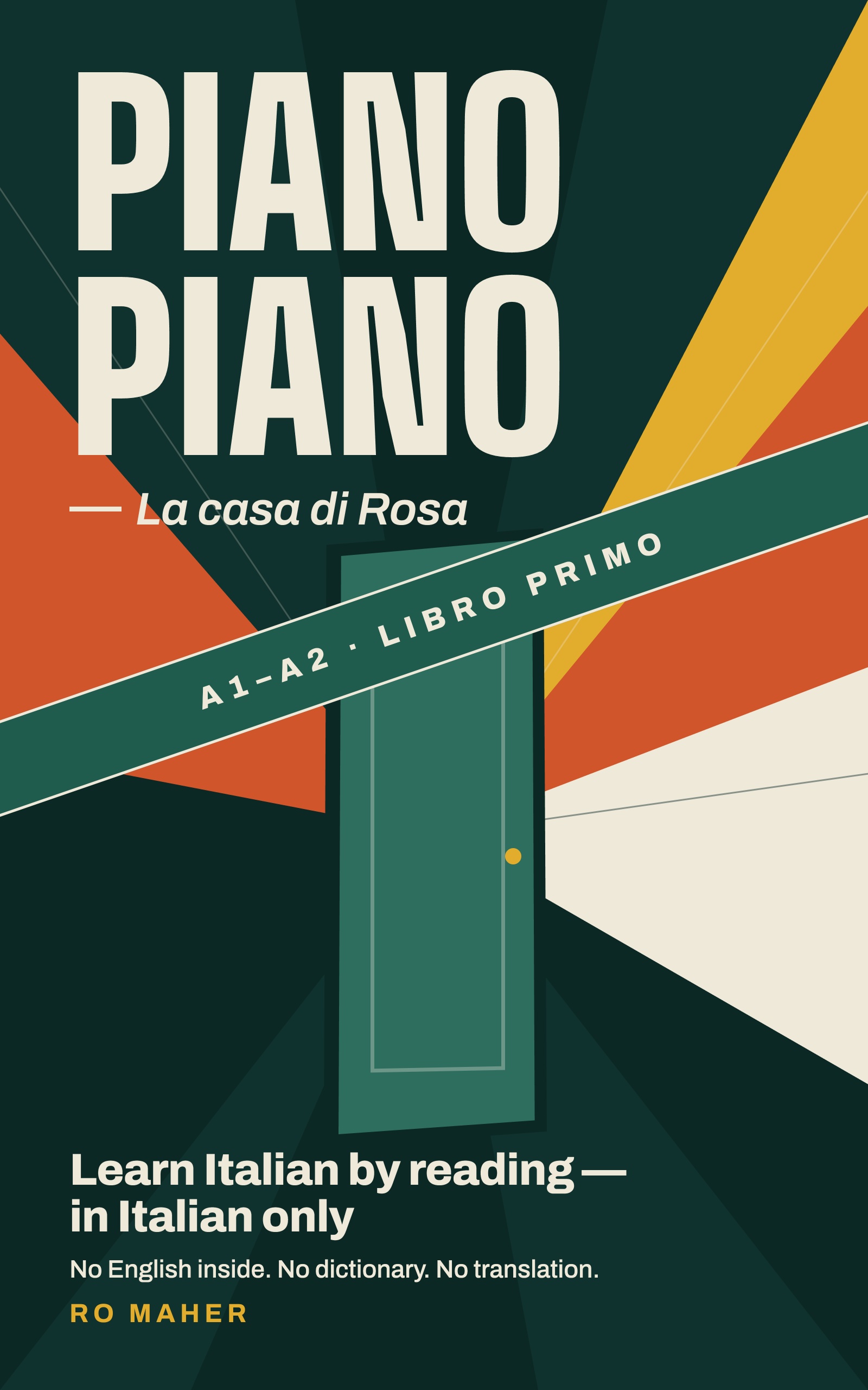 Cover of Piano Piano, an Italian graded reader by Ro Maher